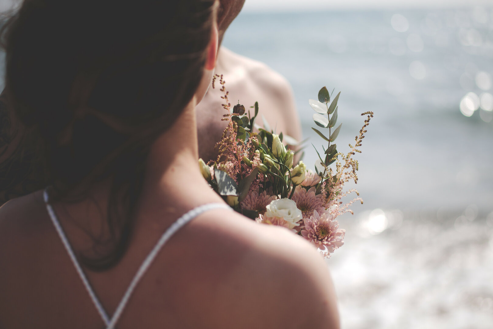 bouquet  sur la plage
